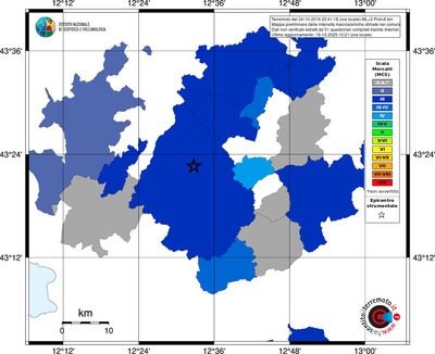 Mappa MCS - territori comuni