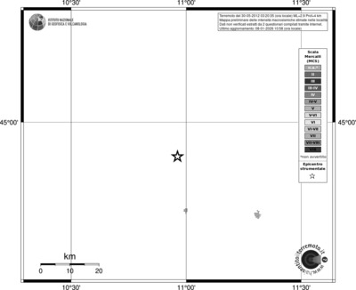 Mappa MCS - territori località