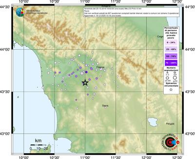 Mappa comuni con almeno 3 questionari