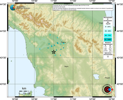 Mappa comuni con almeno 3 questionari