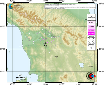 Mappa comuni con almeno 3 questionari