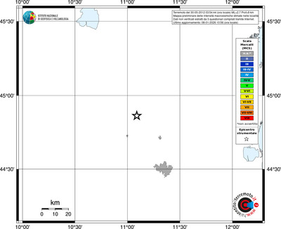 Mappa MCS - territori località