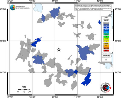 Mappa MCS - territori comuni