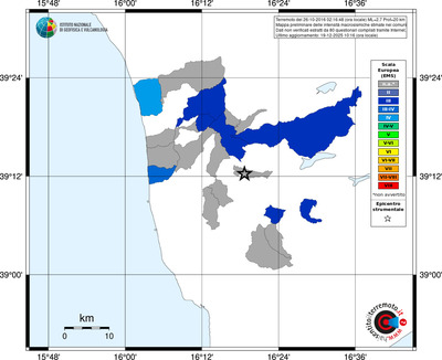 Mappa EMS - territori comuni