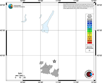 Mappa MCS - territori comuni