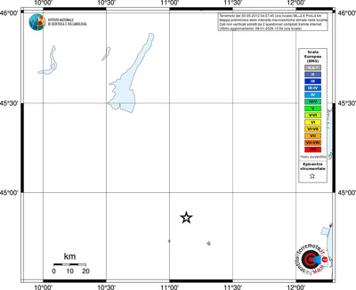 Mappa EMS - territori località