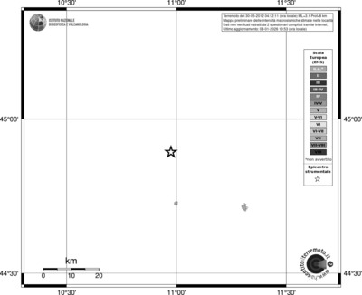 Mappa EMS - territori località