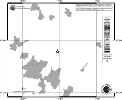 Mappa MCS - territori comuni