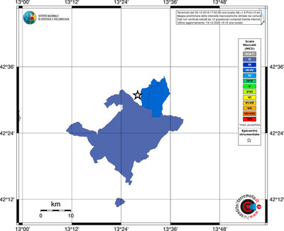 Mappa MCS - territori comuni