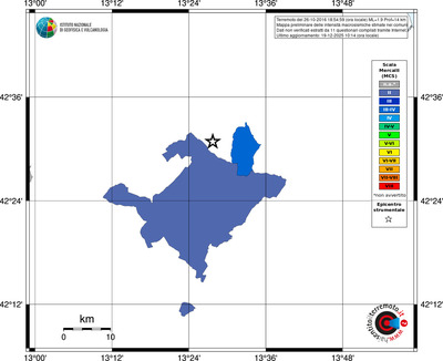 Mappa MCS - territori comuni