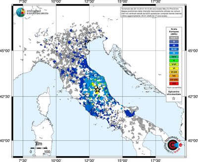 Mappa EMS - territori comuni