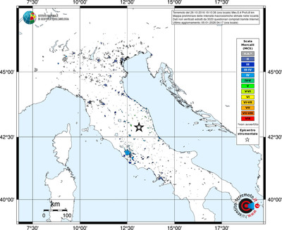 Mappa MCS - territori località