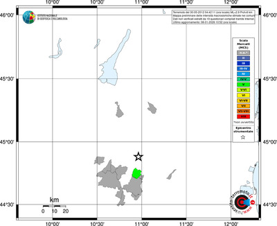 Mappa MCS - territori comuni