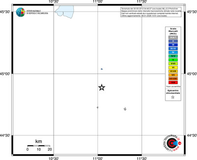 Mappa MCS - territori località