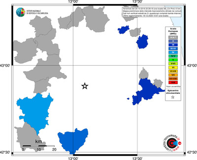 Mappa EMS - territori comuni