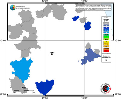 Mappa MCS - territori comuni