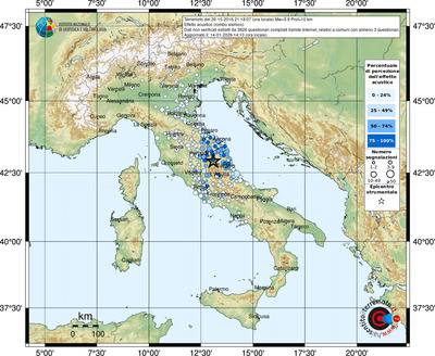 Mappa comuni con almeno 3 questionari