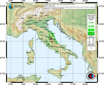 Mappa comuni con almeno 3 questionari
