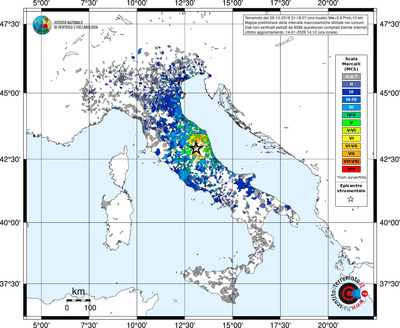 Mappa MCS - territori comuni
