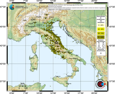 Mappa comuni con almeno 3 questionari
