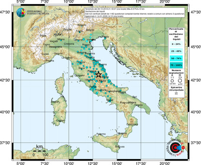 Mappa comuni con almeno 3 questionari