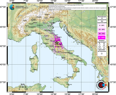 Mappa comuni con almeno 3 questionari