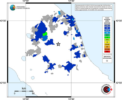 Mappa EMS - territori comuni