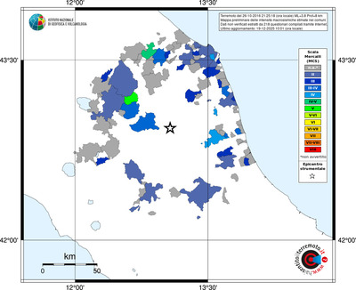 Mappa MCS - territori comuni