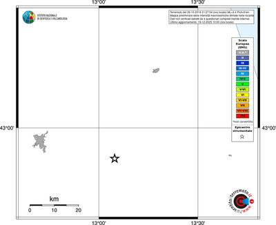 Mappa EMS - territori località