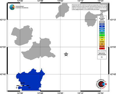Mappa EMS - territori comuni