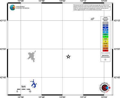 Mappa MCS - territori località