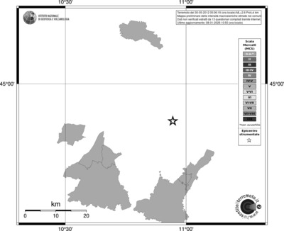 Mappa MCS - territori comuni