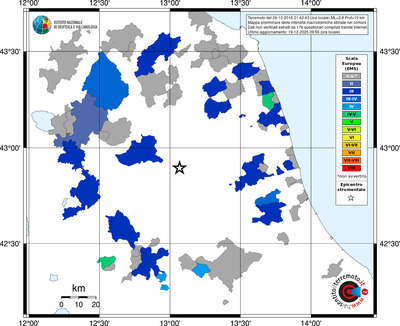 Mappa EMS - territori comuni