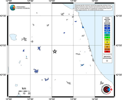 Mappa MCS - territori località