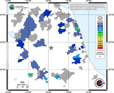 Mappa MCS - territori comuni