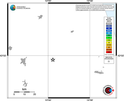 Mappa MCS - territori località