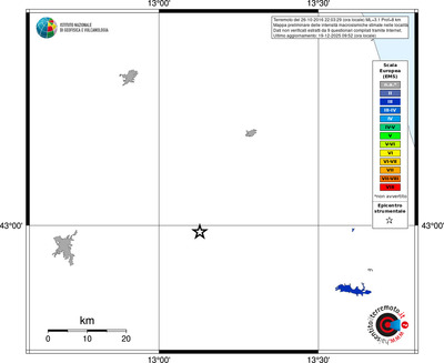 Mappa EMS - territori località
