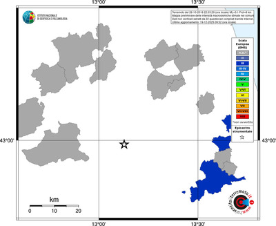 Mappa EMS - territori comuni