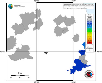 Mappa MCS - territori comuni