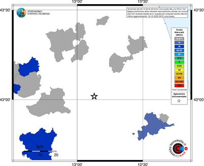 Mappa MCS - territori comuni