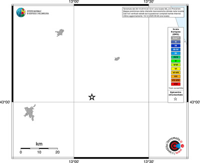 Mappa EMS - territori località