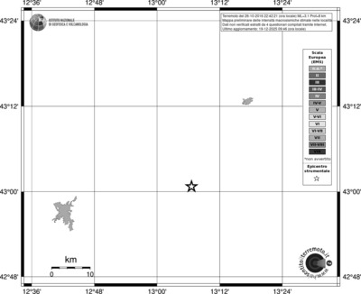 Mappa EMS - territori località