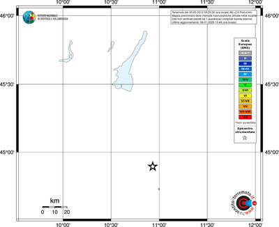 Mappa EMS - territori località