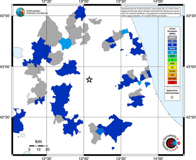 Mappa EMS - territori comuni