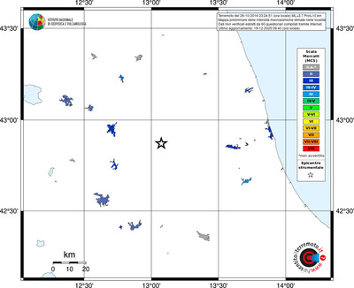 Mappa MCS - territori località
