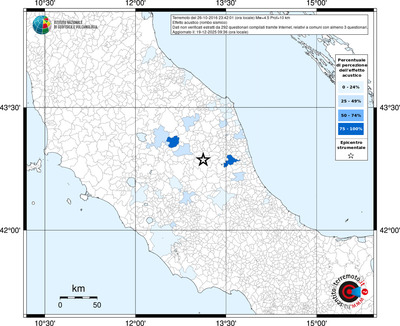 Mappa territorio comunale con almeno 3 questionari