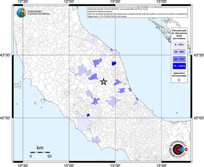 Mappa territorio comunale con almeno 3 questionari