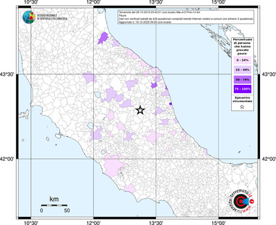 Mappa territorio comunale con almeno 3 questionari
