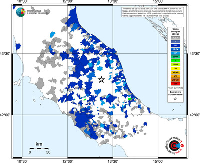 Mappa EMS - territori comuni