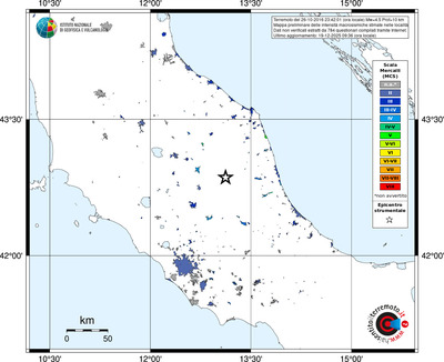 Mappa MCS - territori località